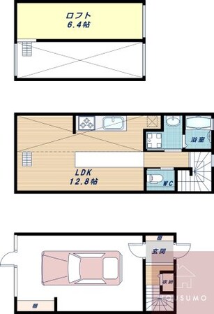 パロスGT江坂の物件間取画像